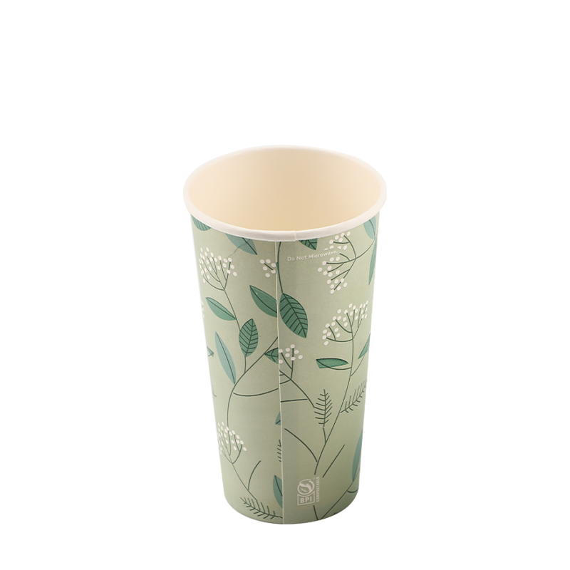 10oz Cupán Páipéar Te Úsáid Aonair