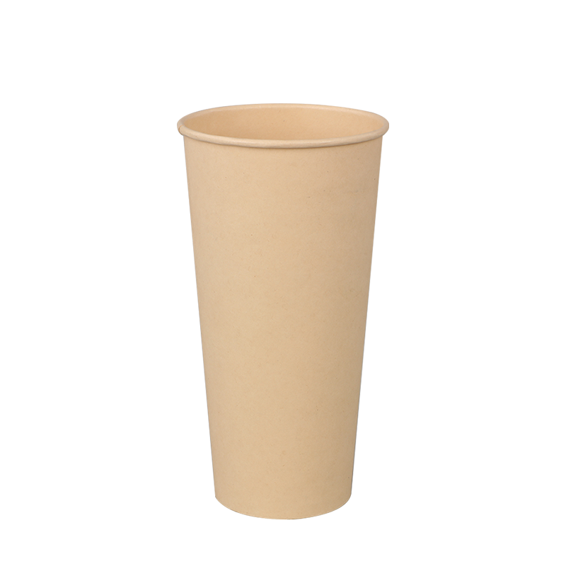 12oz Páipéar Corpoideachais Bambú Balla Aonair Cupáin páipéir te