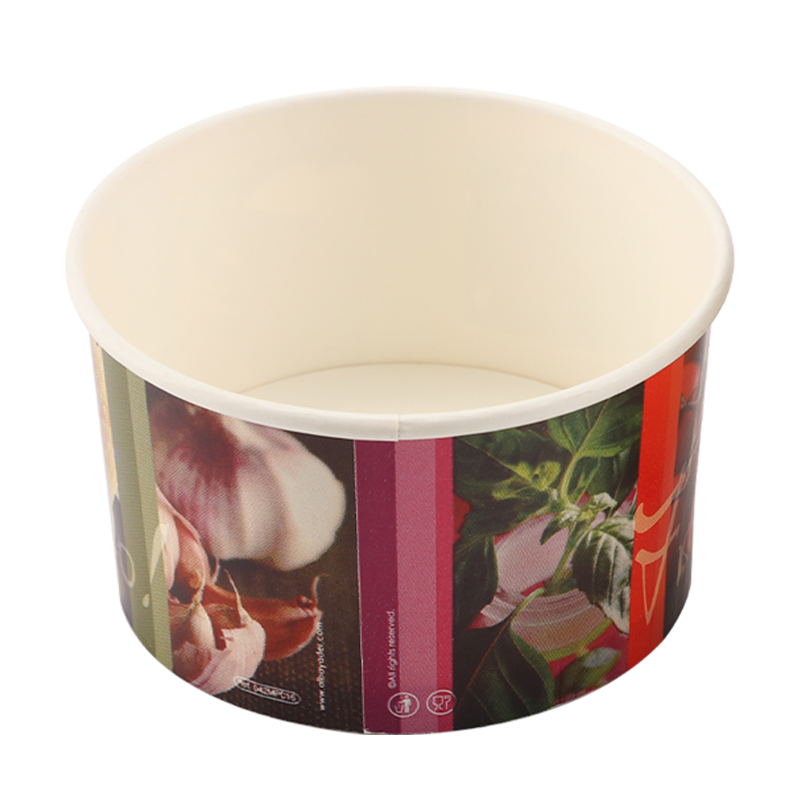 16oz Cupán Páipéir Uachtar Reoite Inchomhdhéanta