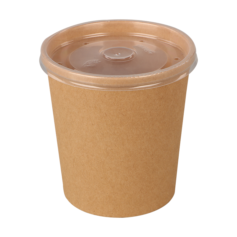 32oz Cupán Páipéir Anraith Te Tóg Amach
