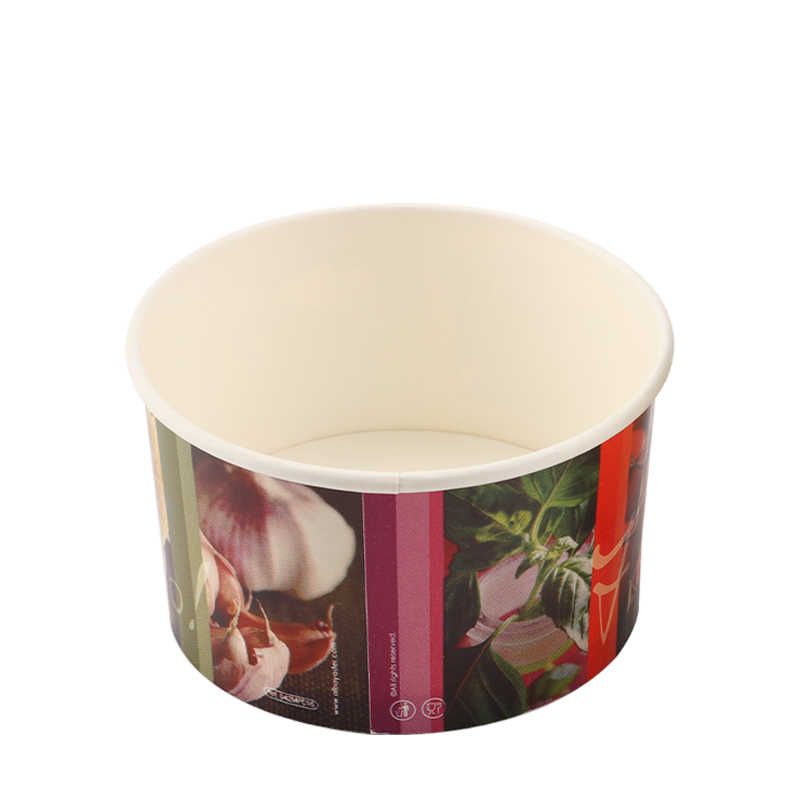 6oz Cupán Páipéir Uachtar Reoite PLA