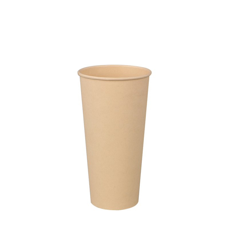8oz Uiscedhíonach Bambú Balla Aonair Cupáin páipéir te