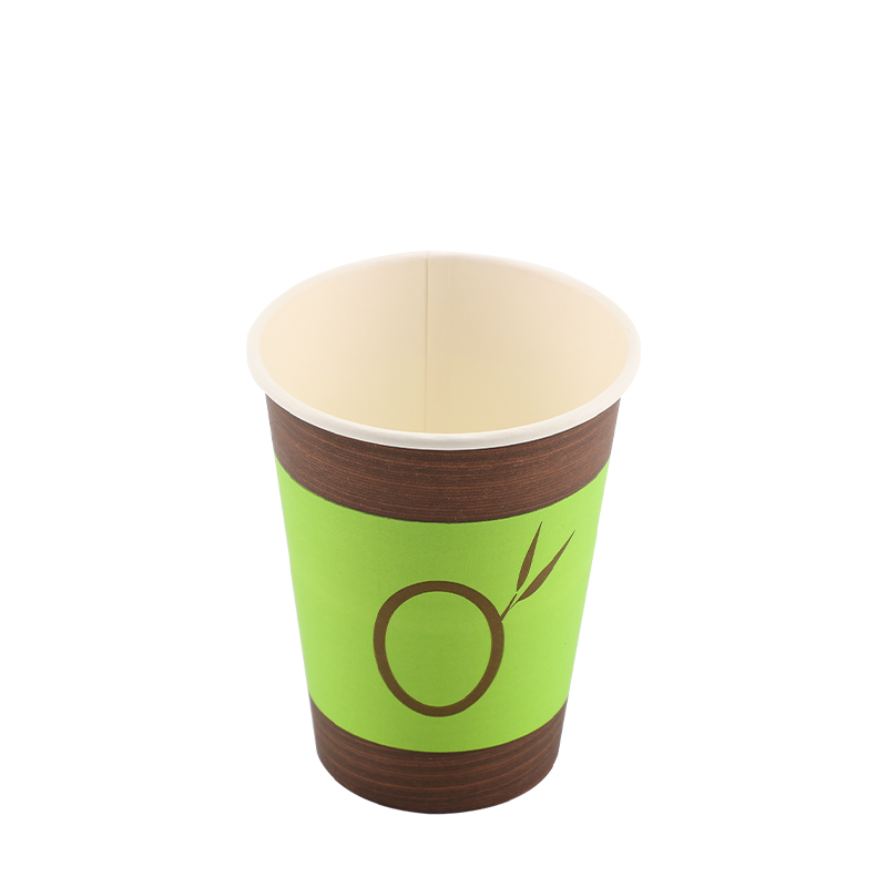 8oz cupáin páipéir Balla Aonair In-bhithdhíghrádaithe