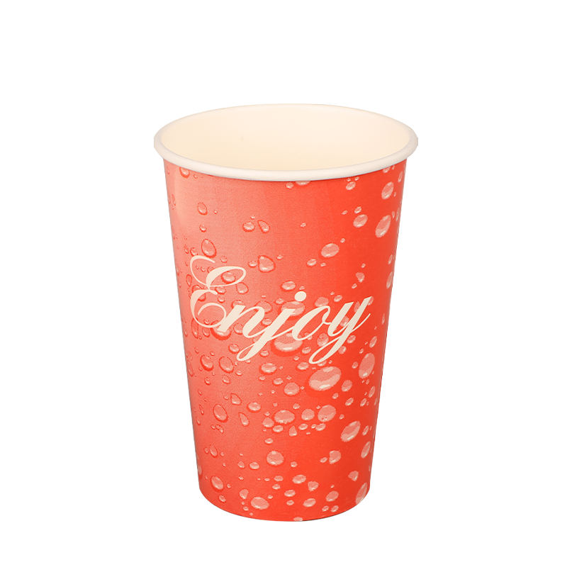 12oz Cupáin Páipéir Óil Fuar Cupáin sú