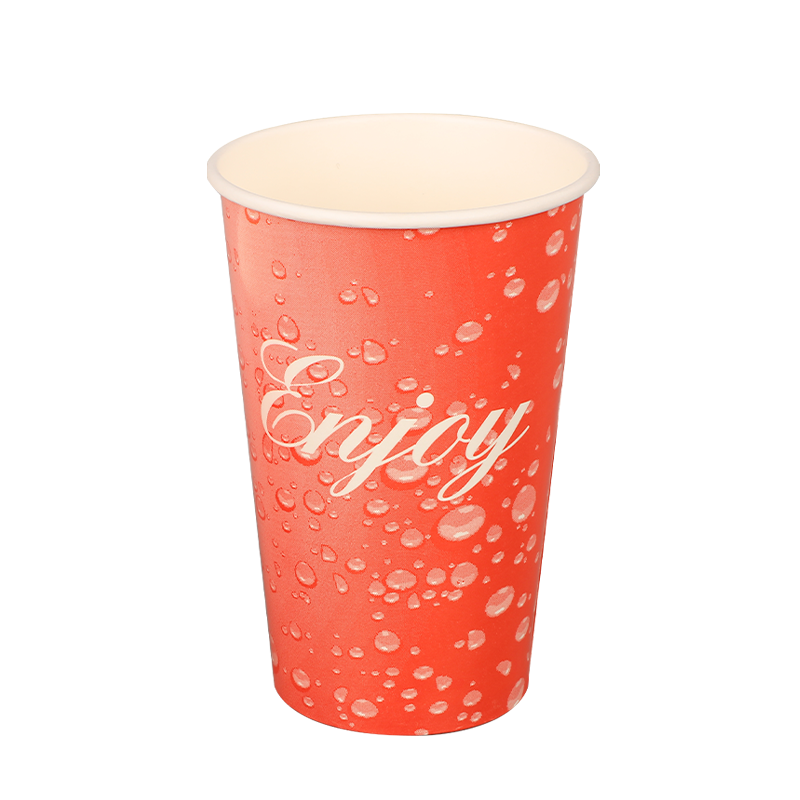 16oz Cupáin Páipéir Óil Fuar In-athchúrsáilte