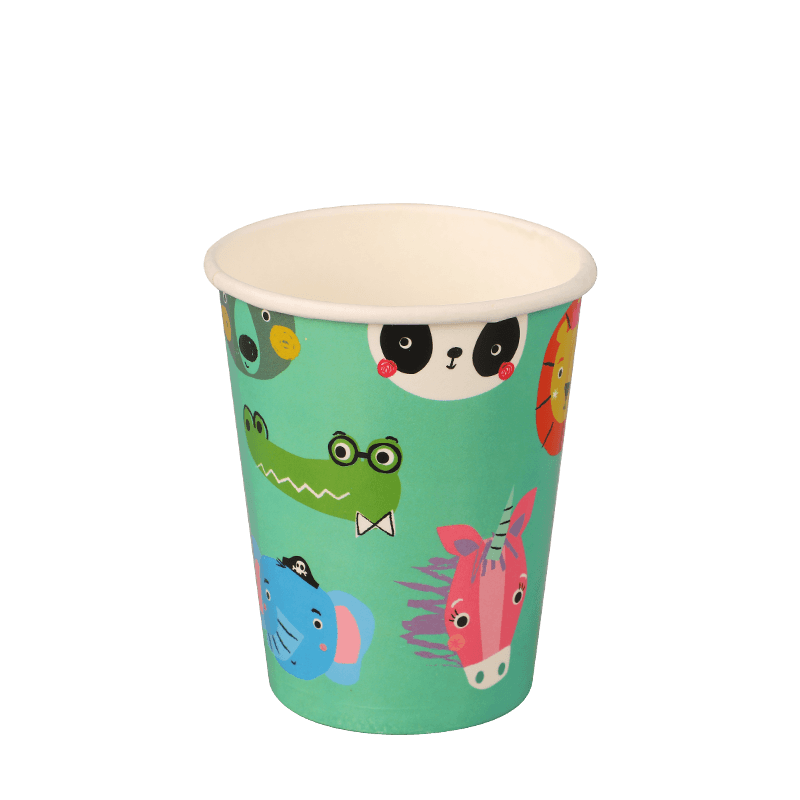 10oz Cupáin Páipéir Óil Caife Fuar In-athchúrsáilte